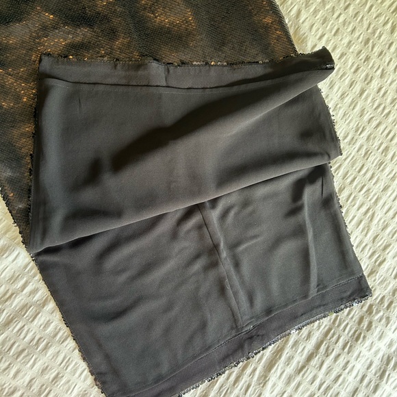 Anthropology Paper Crown Black Sequin Skirt BNWT - Picture 5 of 8